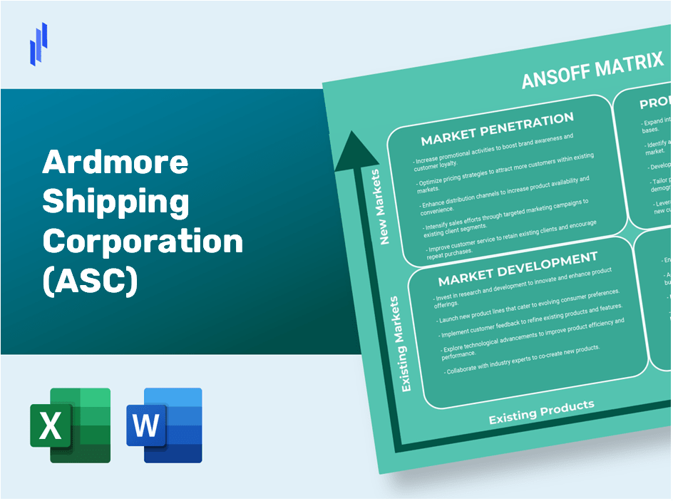 Ardmore Shipping Corporation (ASC)Ansoff Matrix