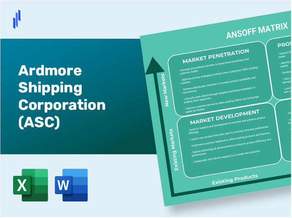 Ardmore Shipping Corporation (ASC)Ansoff Matrix