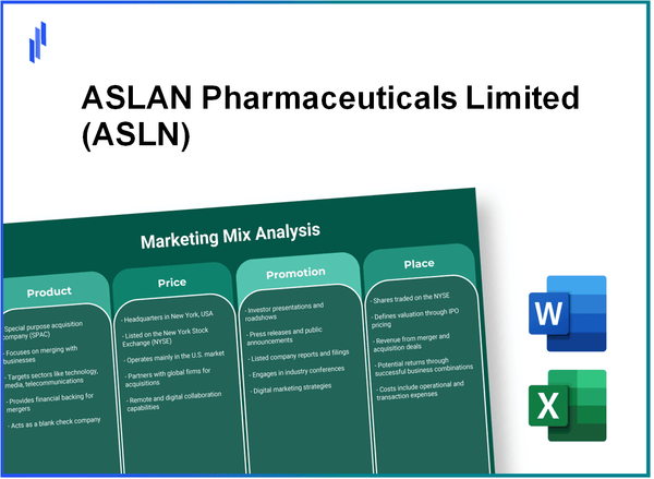 Marketing Mix Analysis of ASLAN Pharmaceuticals Limited (ASLN)