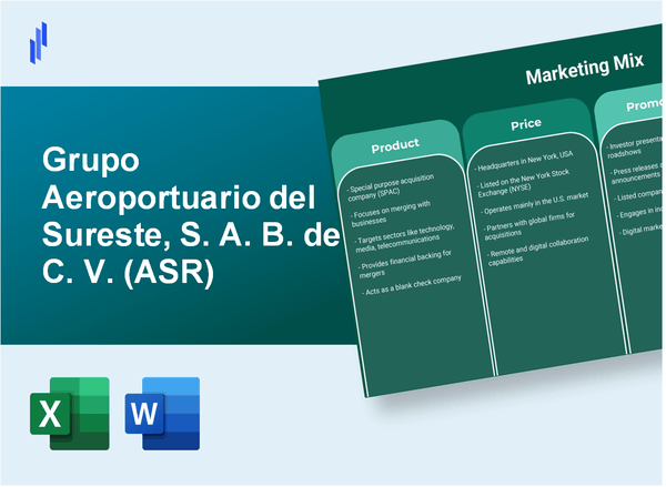 Marketing Mix Analysis of Grupo Aeroportuario del Sureste, S. A. B. de C. V. (ASR)