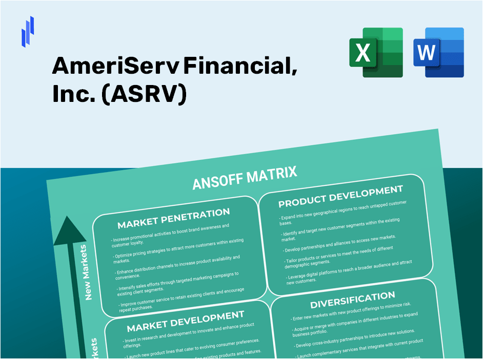 AmeriServ Financial, Inc. (ASRV)Ansoff Matrix