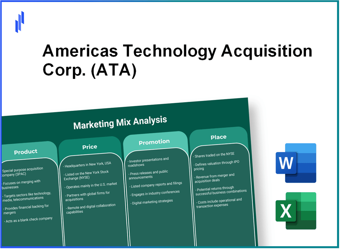 Marketing Mix Analysis of Americas Technology Acquisition Corp. (ATA)