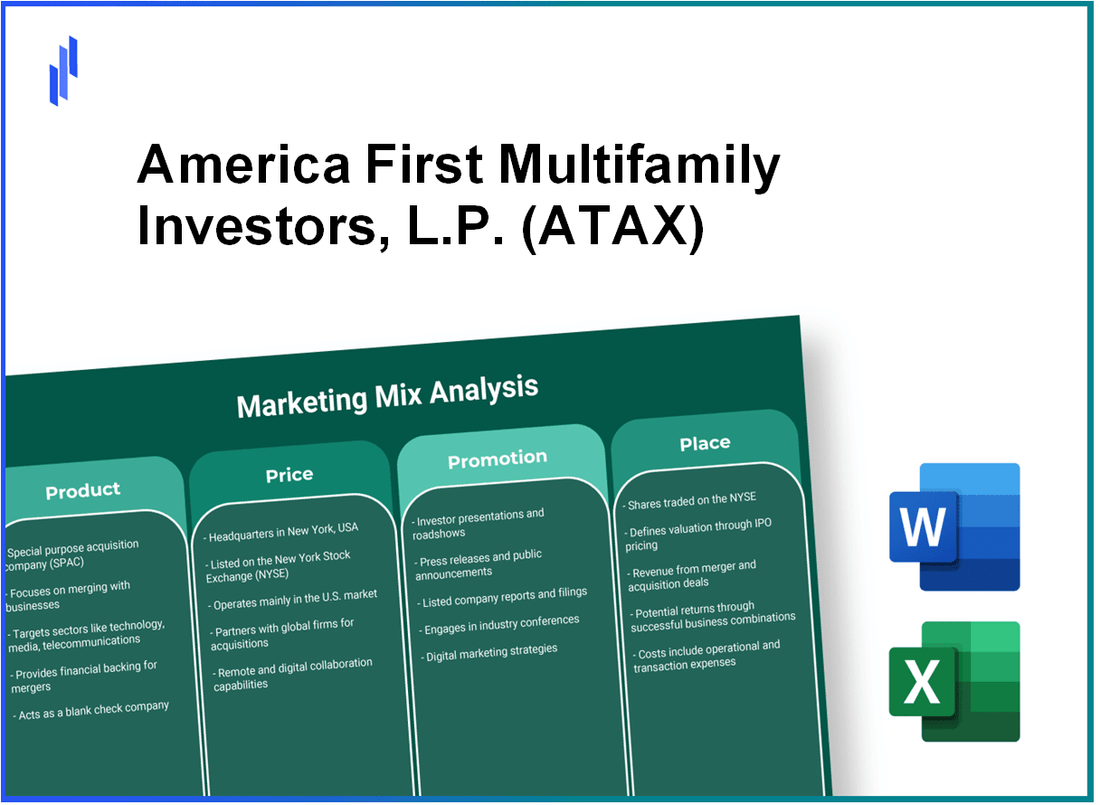 Marketing Mix Analysis of America First Multifamily Investors, L.P. (ATAX)