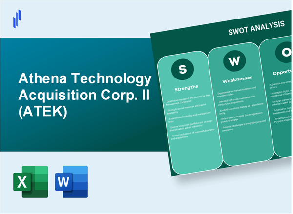 Athena Technology Acquisition Corp. II (ATEK) SWOT Analysis