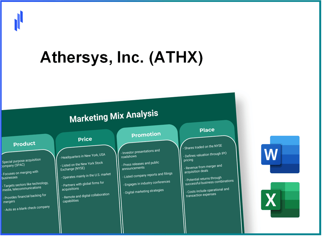 Marketing Mix Analysis of Athersys, Inc. (ATHX)