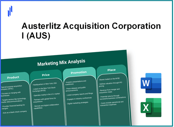 Marketing Mix Analysis of Austerlitz Acquisition Corporation I (AUS)