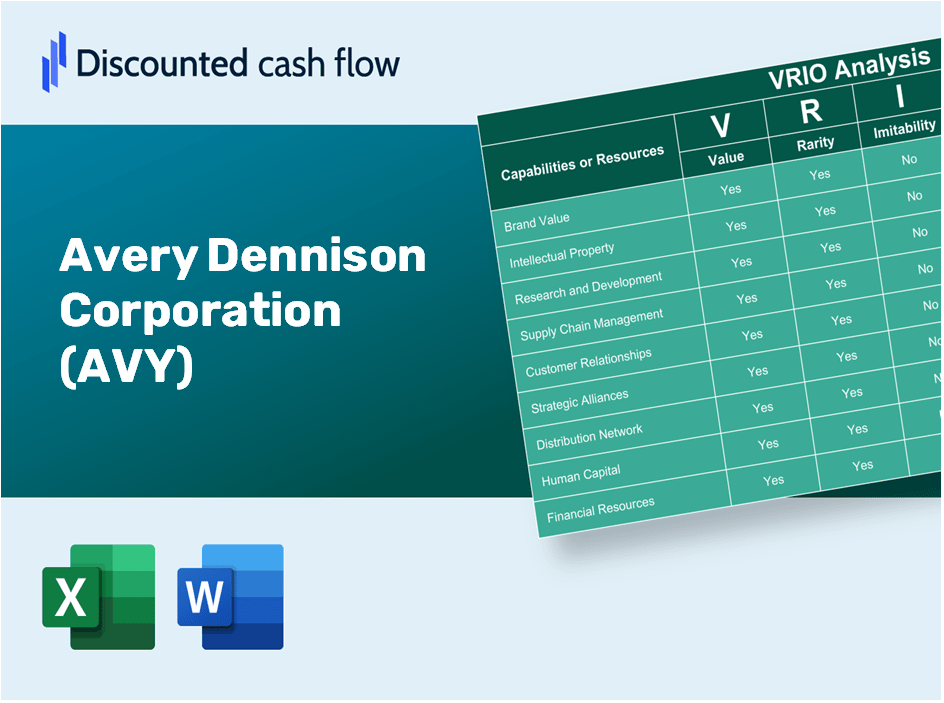 Avery Dennison Corporation (AVY): VRIO Analysis [10-2024 Updated]