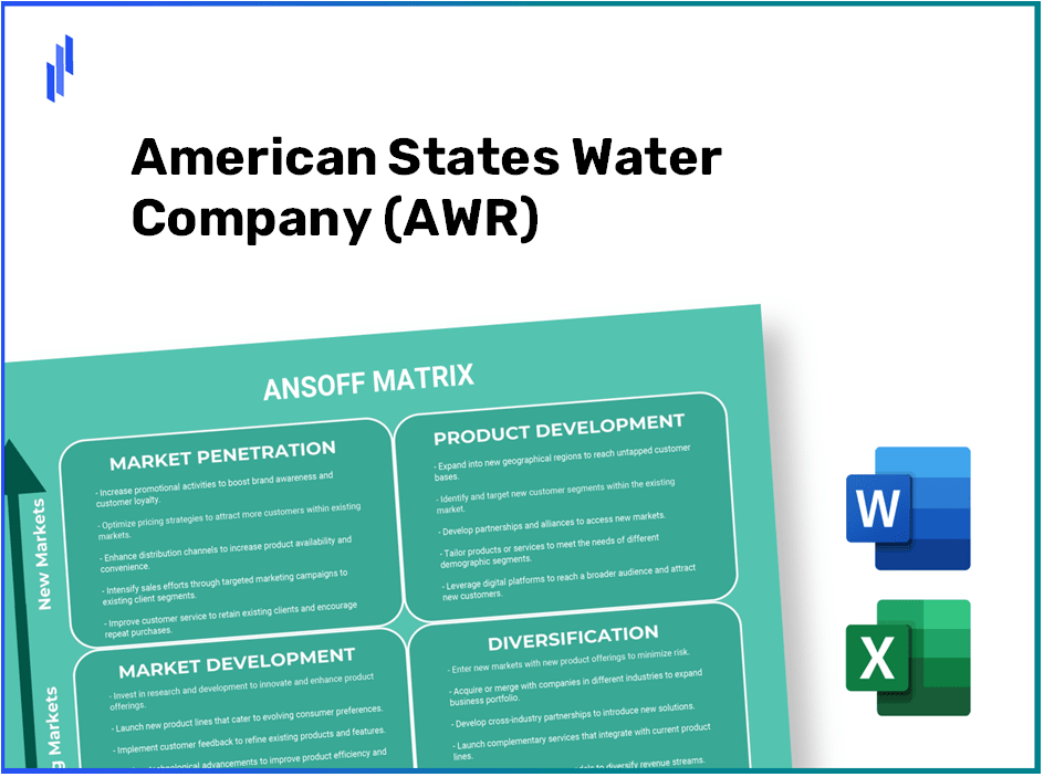 American States Water Company (AWR)Ansoff Matrix