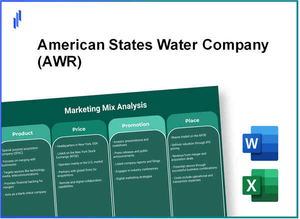 Marketing Mix Analysis of American States Water Company (AWR)