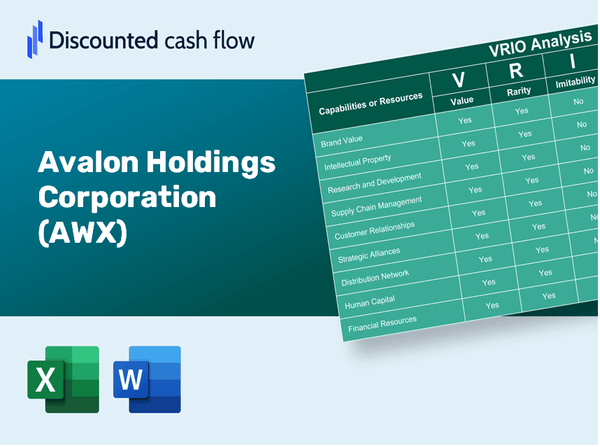 Avalon Holdings Corporation (AWX): VRIO Analysis [10-2024 Updated]