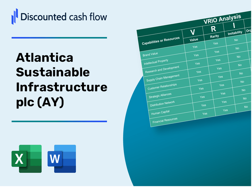 Atlantica Sustainable Infrastructure plc (AY): VRIO Analysis [10-2024 Updated]