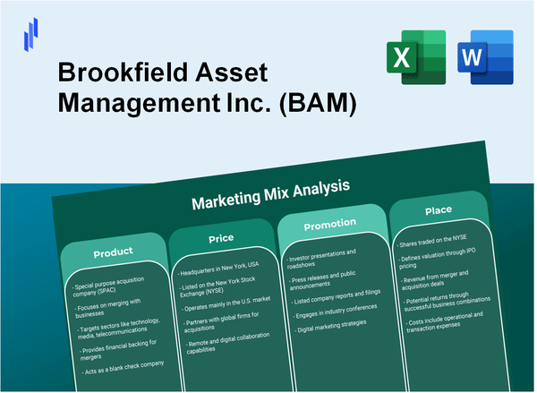 Marketing Mix Analysis of Brookfield Asset Management Inc. (BAM)