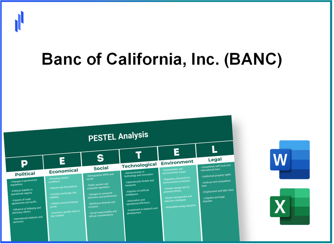 PESTEL Analysis of Banc of California, Inc. (BANC)