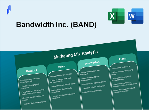 Marketing Mix Analysis of Bandwidth Inc. (BAND)