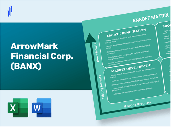 ArrowMark Financial Corp. (BANX)Ansoff Matrix