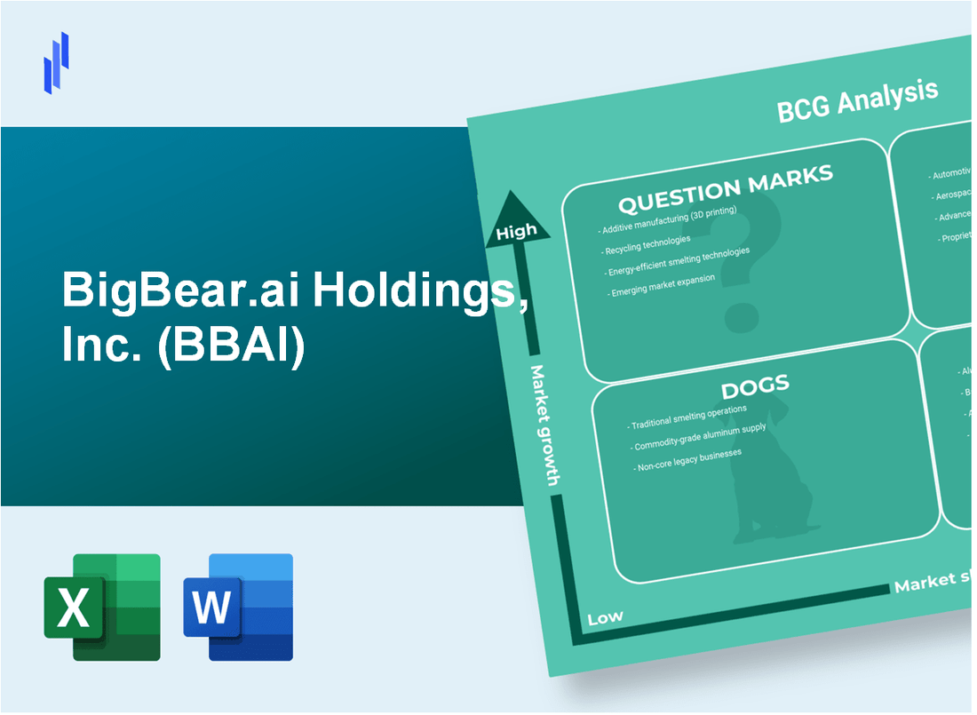 BigBear.ai Holdings, Inc. (BBAI) BCG Matrix Analysis