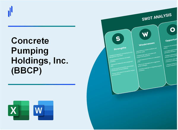 Concrete Pumping Holdings, Inc. (BBCP) SWOT Analysis