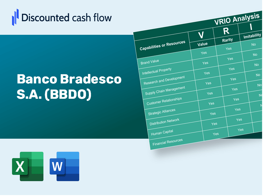 Banco Bradesco S.A. (BBDO): VRIO Analysis [10-2024 Updated]