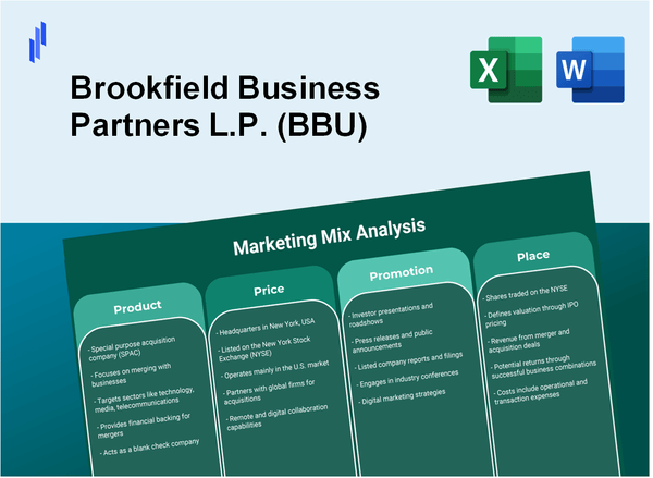 Marketing Mix Analysis of Brookfield Business Partners L.P. (BBU)