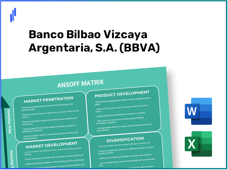 Banco Bilbao Vizcaya Argentaria, S.A. (BBVA)Ansoff Matrix