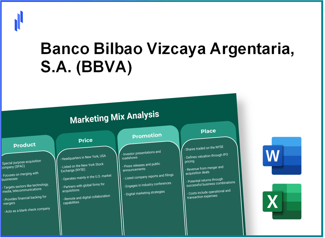 Marketing Mix Analysis of Banco Bilbao Vizcaya Argentaria, S.A. (BBVA)