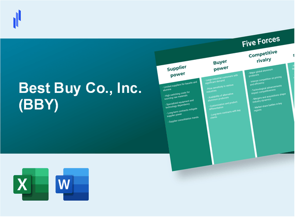 What are the Porter's Five Forces of Best Buy Co., Inc. (BBY)?