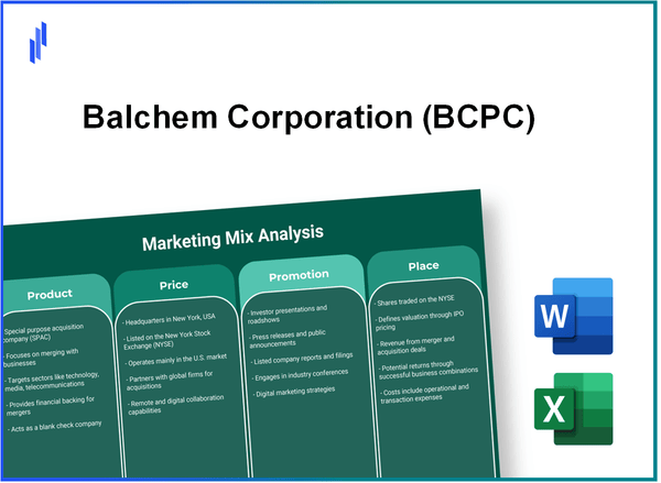 Marketing Mix Analysis of Balchem Corporation (BCPC)