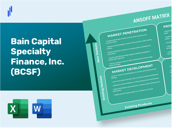 Bain Capital Specialty Finance, Inc. (BCSF)Ansoff Matrix