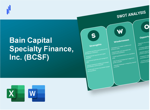 Bain Capital Specialty Finance, Inc. (BCSF) SWOT Analysis