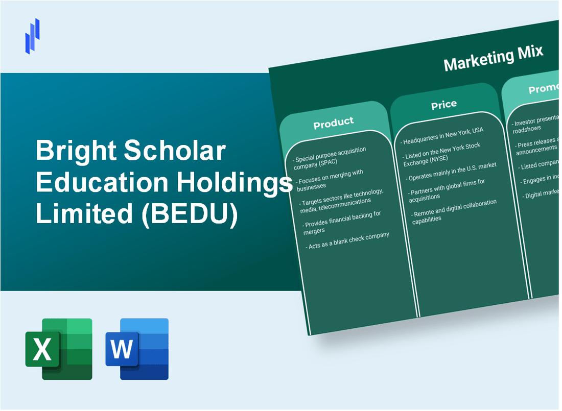 Marketing Mix Analysis of Bright Scholar Education Holdings Limited (BEDU)