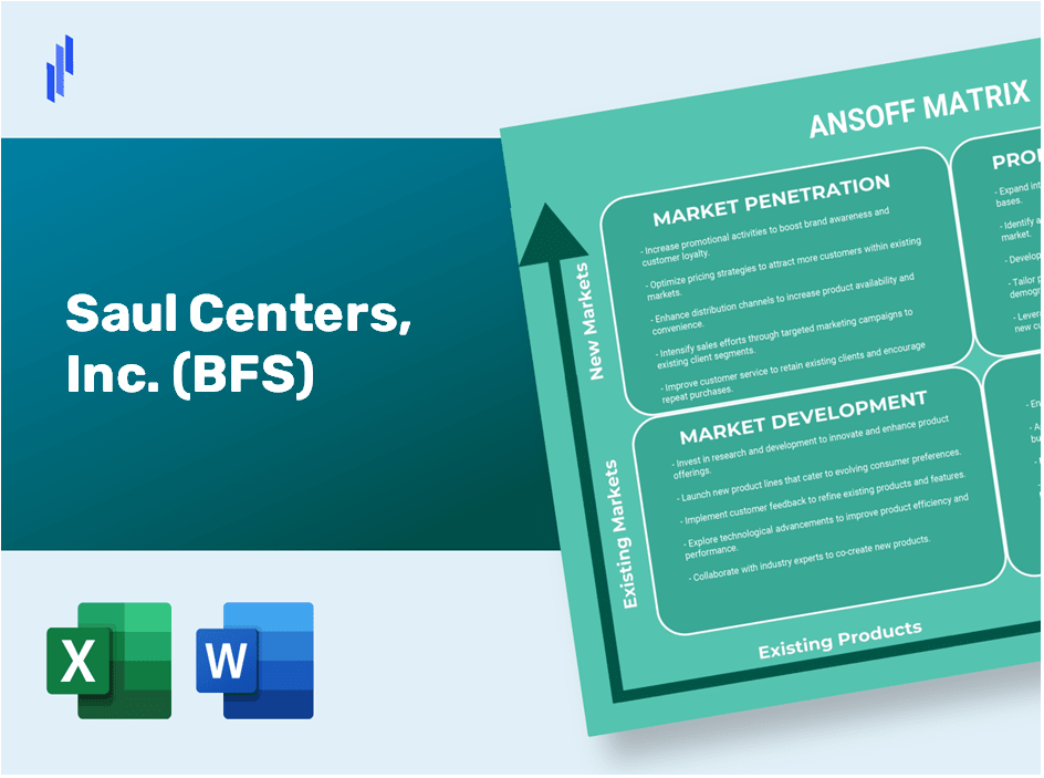 Saul Centers, Inc. (BFS)Ansoff Matrix