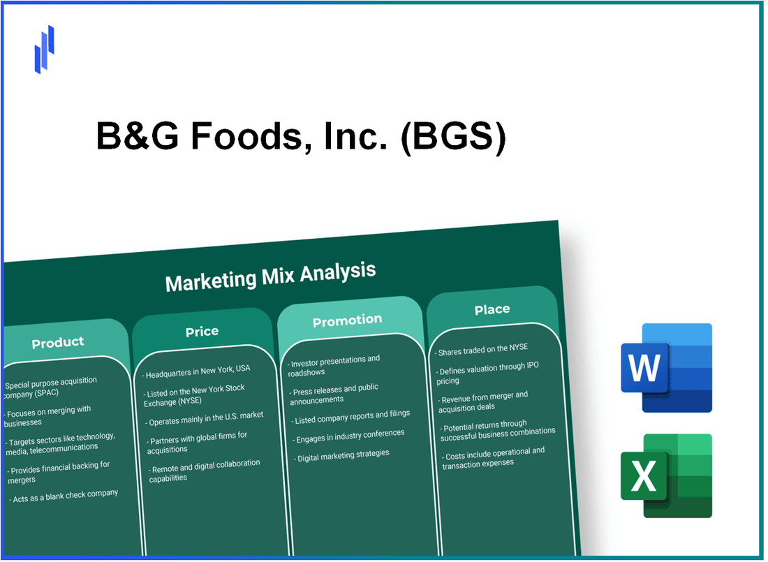 Marketing Mix Analysis of B&G Foods, Inc. (BGS)