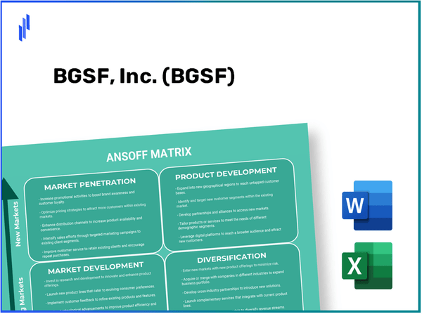 BGSF, Inc. (BGSF)Ansoff Matrix