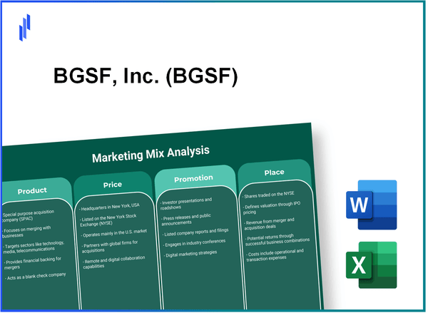 Marketing Mix Analysis of BGSF, Inc. (BGSF)