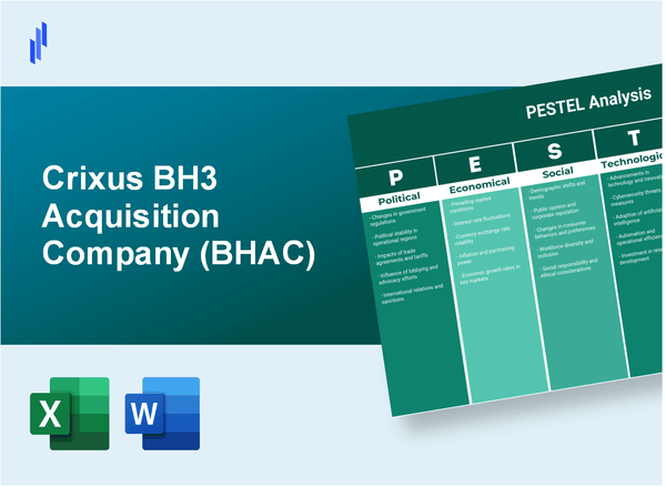 PESTEL Analysis of Crixus BH3 Acquisition Company (BHAC)