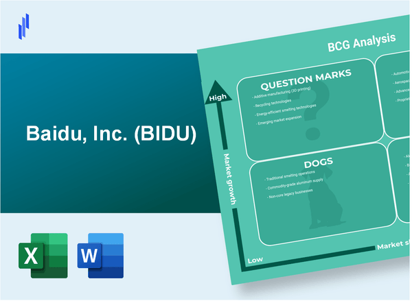 Baidu, Inc. (BIDU) BCG Matrix Analysis