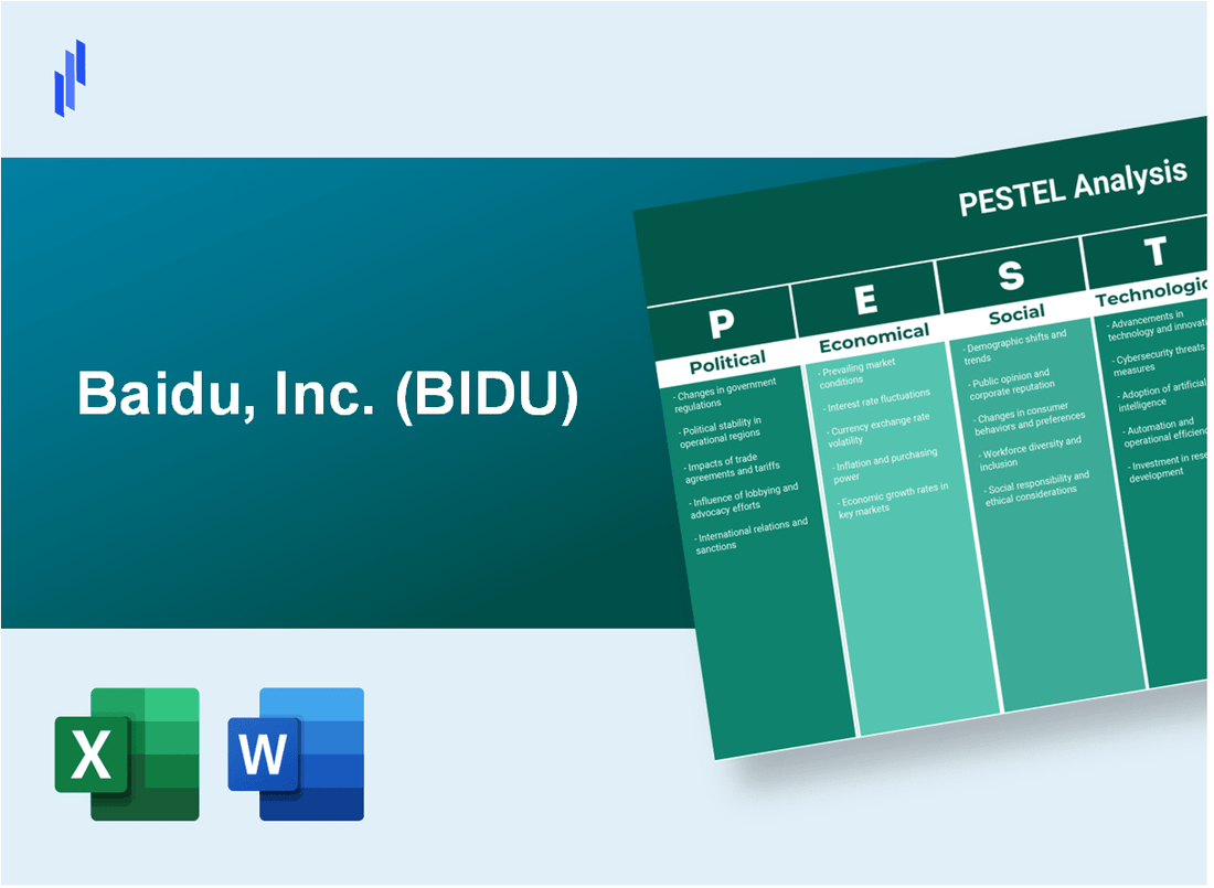 PESTEL Analysis of Baidu, Inc. (BIDU)