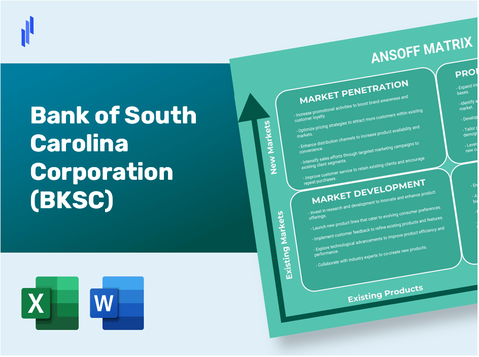 Bank of South Carolina Corporation (BKSC)Ansoff Matrix