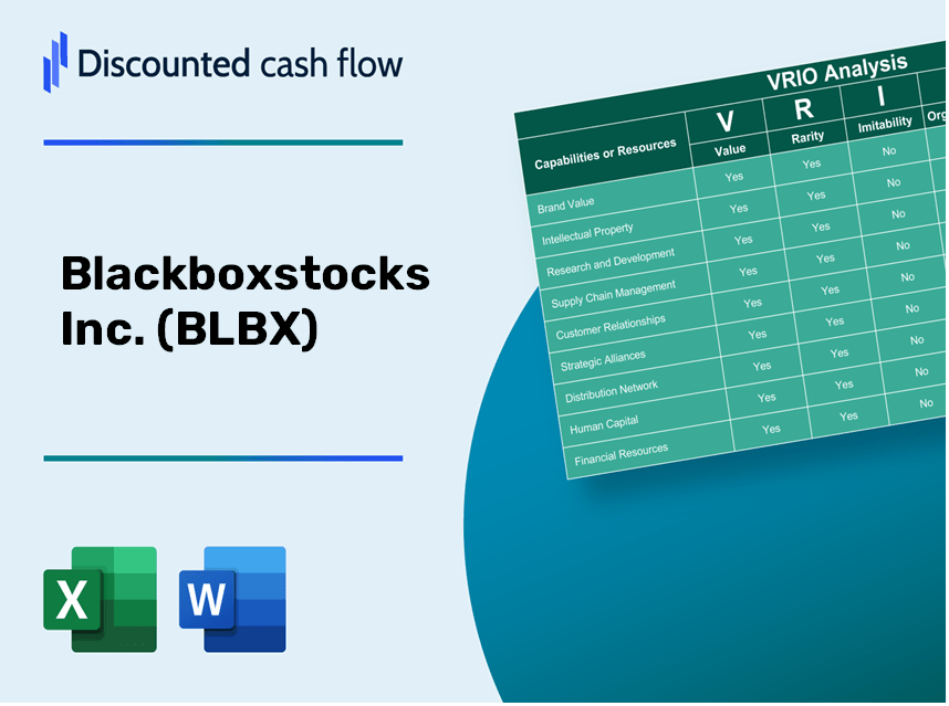 Blackboxstocks Inc. (BLBX): VRIO Analysis [10-2024 Updated]