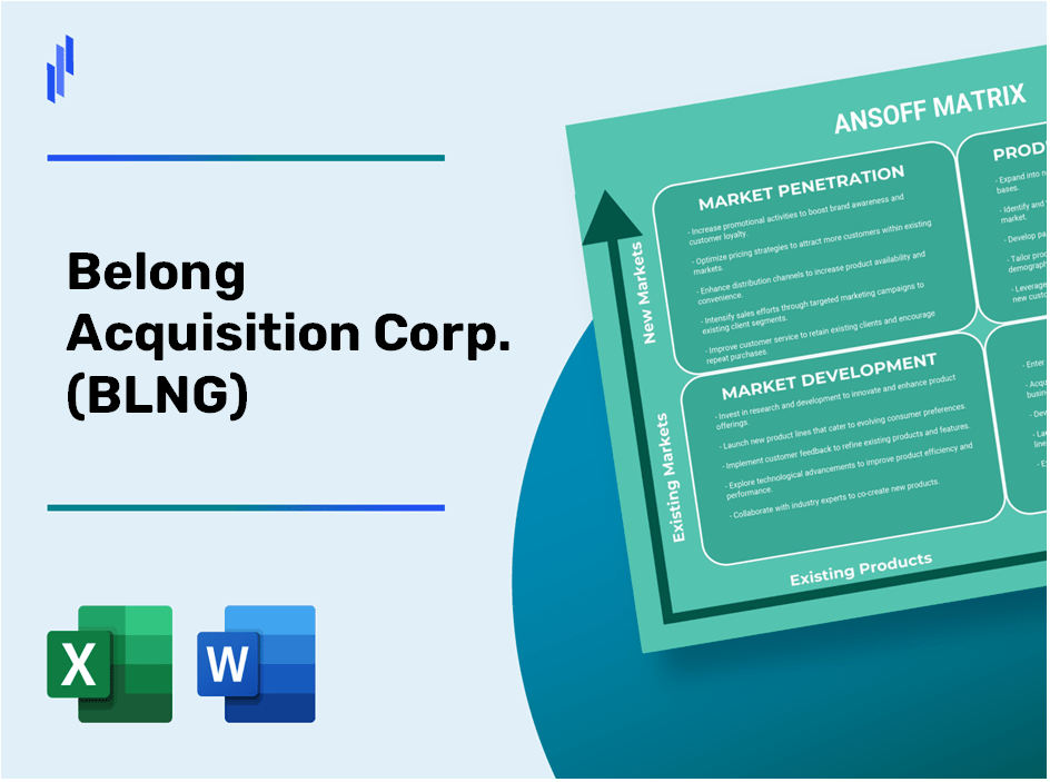 Belong Acquisition Corp. (BLNG)Ansoff Matrix