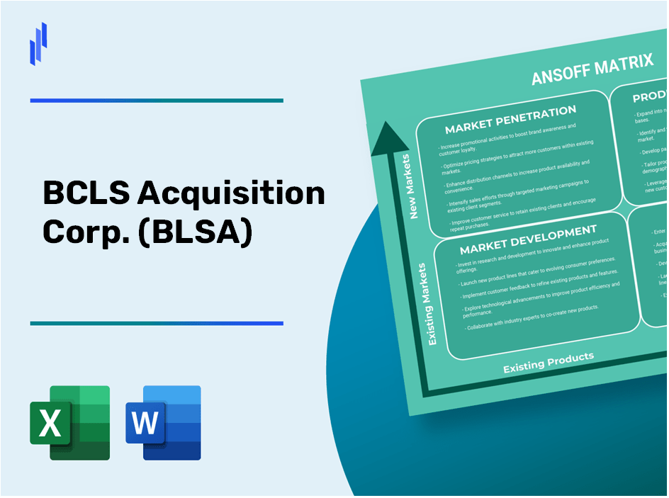 BCLS Acquisition Corp. (BLSA)Ansoff Matrix