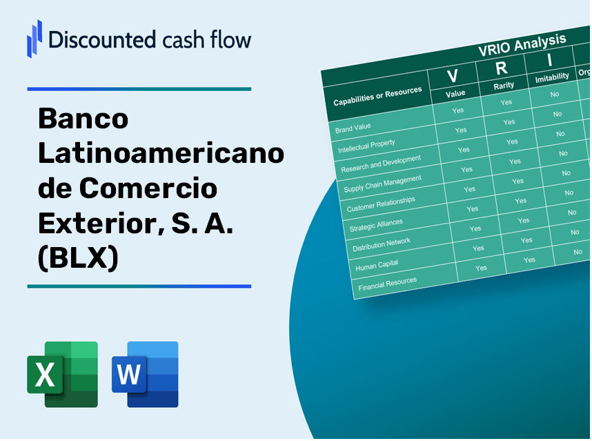 Banco Latinoamericano de Comercio Exterior, S. A. (BLX): VRIO Analysis [10-2024 Updated]