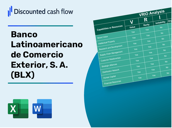 Banco Latinoamericano de Comercio Exterior, S. A. (BLX): VRIO Analysis [10-2024 Updated]