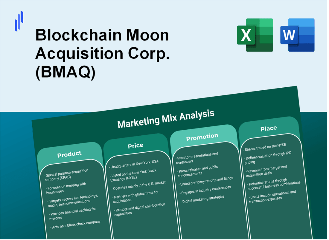 Marketing Mix Analysis of Blockchain Moon Acquisition Corp. (BMAQ)