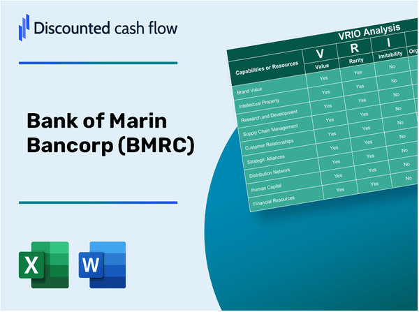 Bank of Marin Bancorp (BMRC): VRIO Analysis [10-2024 Updated]