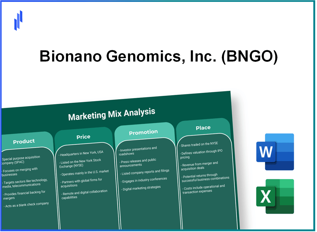 Marketing Mix Analysis of Bionano Genomics, Inc. (BNGO)