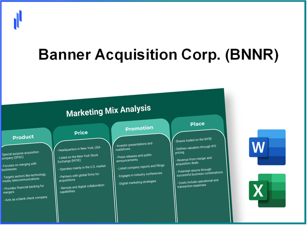 Marketing Mix Analysis of Banner Acquisition Corp. (BNNR)