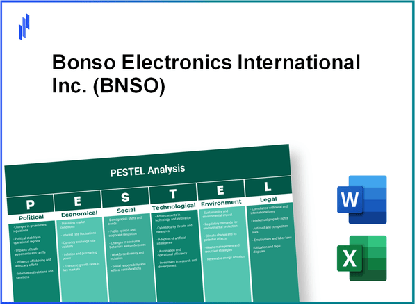 PESTEL Analysis of Bonso Electronics International Inc. (BNSO)