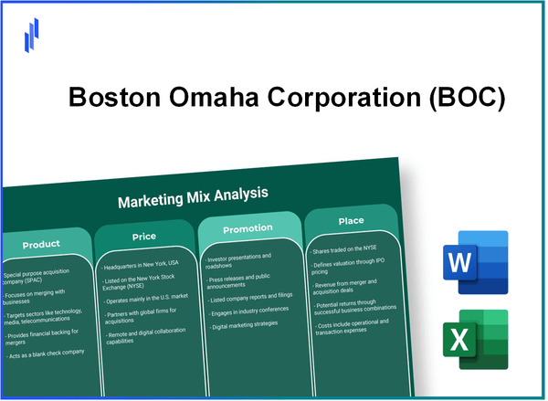 Marketing Mix Analysis of Boston Omaha Corporation (BOC)