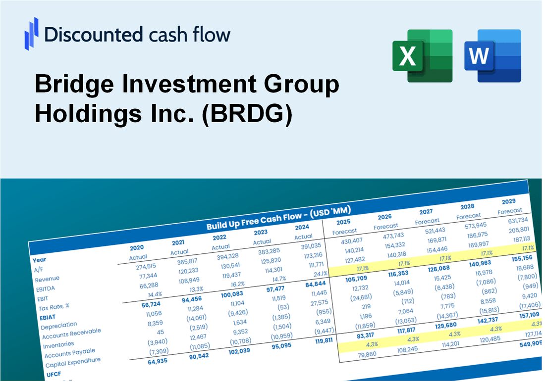 Bridge Investment Group Holdings Inc. (BRDG) DCF Valuation